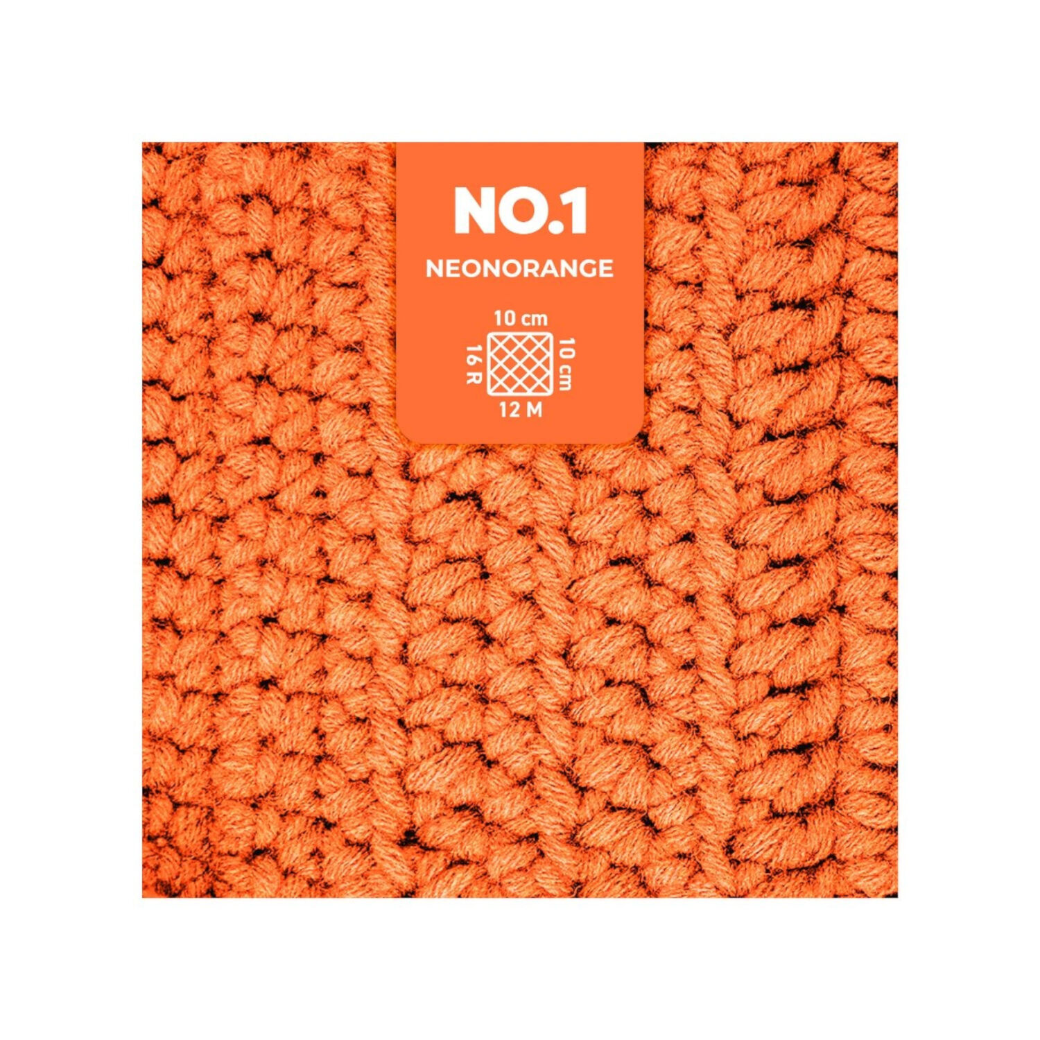 myboshi No. 1 Strick- und Hkelgarn, 50g, Neon-Orange Bild 2