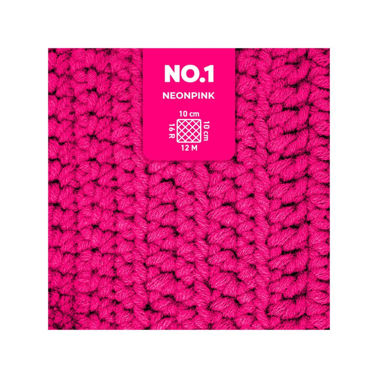 myboshi No. 1 Strick- und Hkelgarn, 50g, Neon-Pink Bild 2