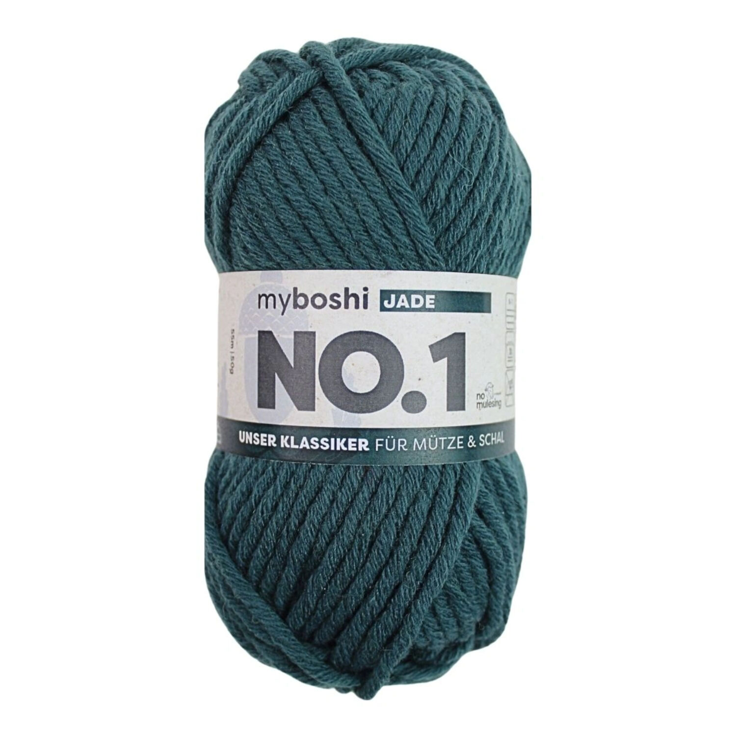 myboshi No. 1 Strick- und H�kelgarn, 50g, Jade