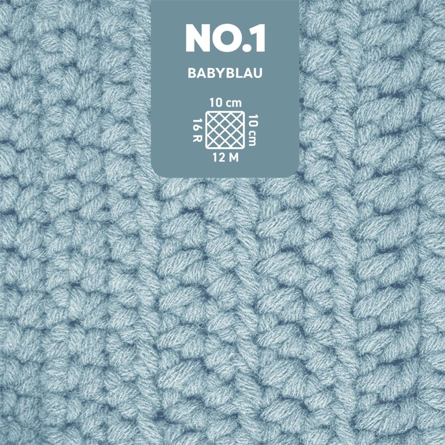 myboshi No. 1 Strick- und H�kelgarn, 50g, Babyblau Bild 2