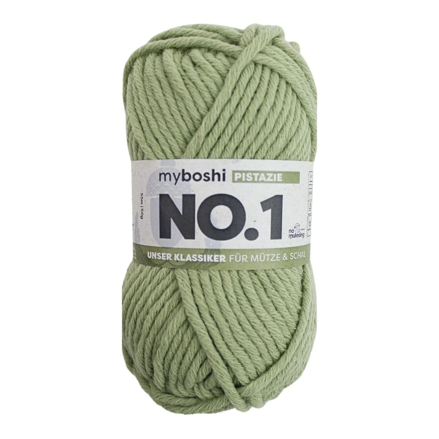 myboshi No. 1 Strick- und H�kelgarn, 50g, Pistazie