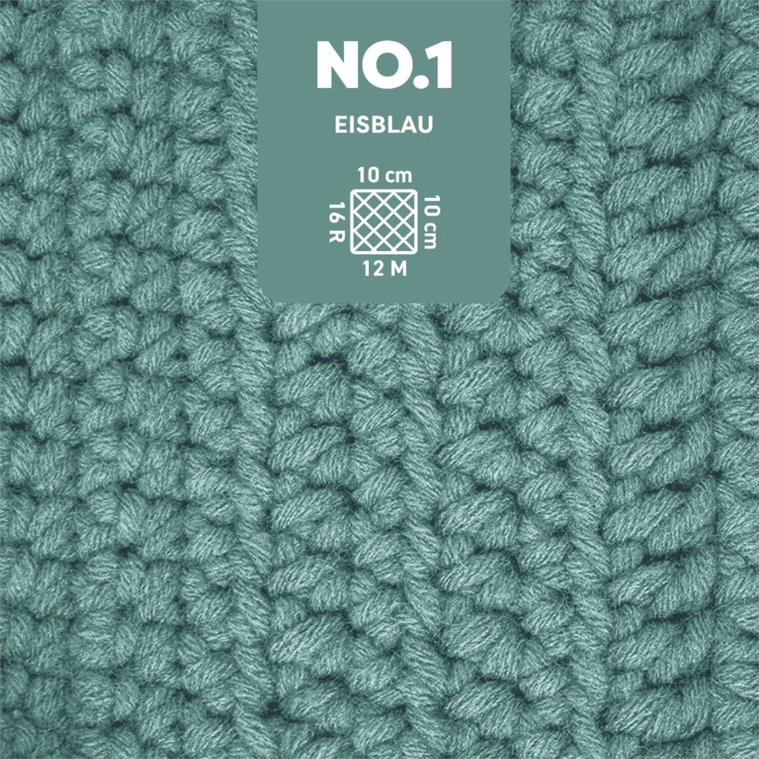 myboshi No. 1 Strick- und H�kelgarn, 50g, Eisblau Bild 2