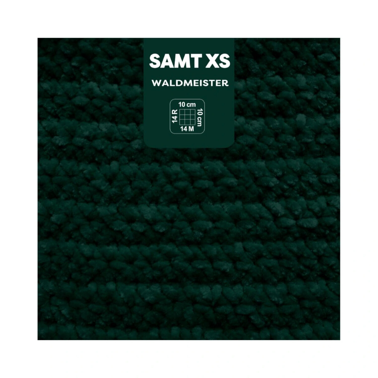 NEU myboshi Samt XS, d�nnes Strick- und H�kelgarn, Chenille-Wolle, 50g, Waldmeister Bild 2