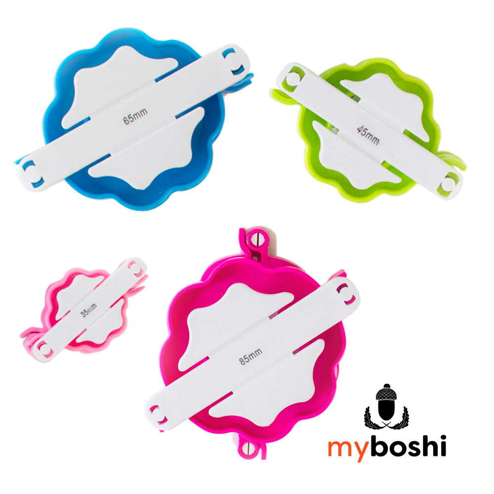 myboshi Bommelmaker-Set für Bommel in 4 verschiedenen Größen