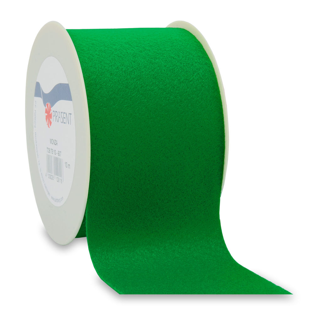 SALE Filzband Monza, 72mm x 10m, gr�n