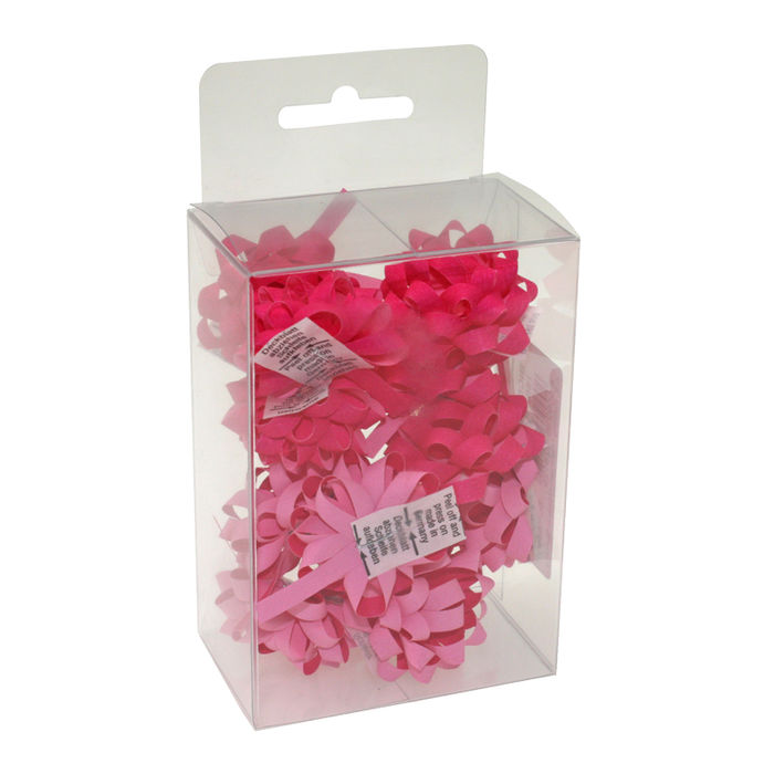 Mini-Schleifen, 12 Stück, 35mm, Rosa-Pink
