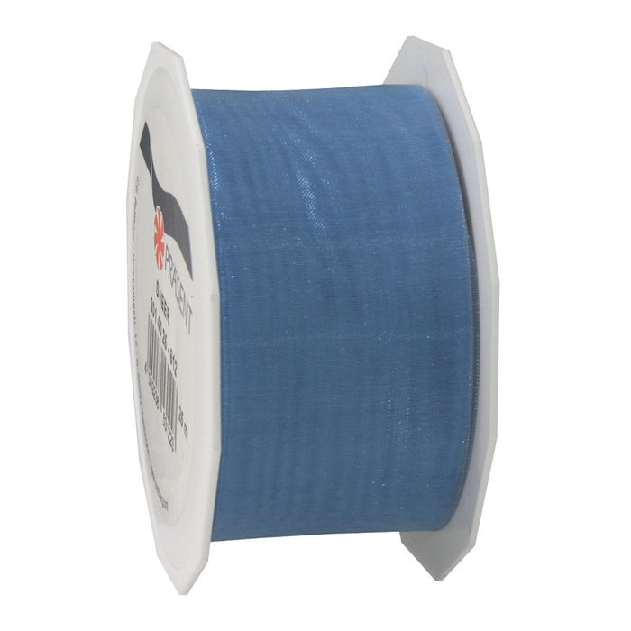 SALE Organzaband Sheer, Breite 40mm, Lnge 25m, Hellblau