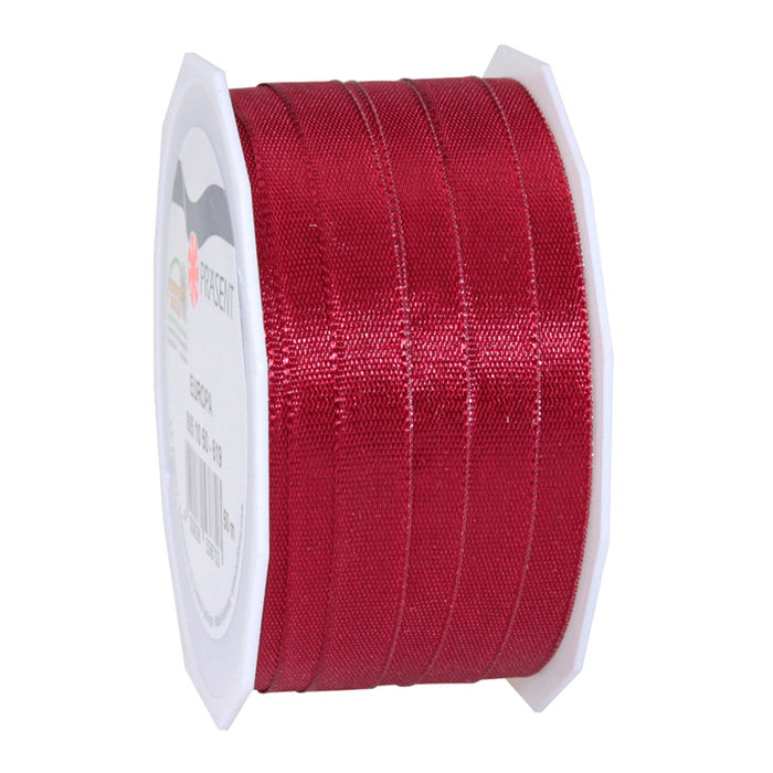 SALE Schleifenband Europa, Breite 10mm, Lnge 50m, Bordeaux