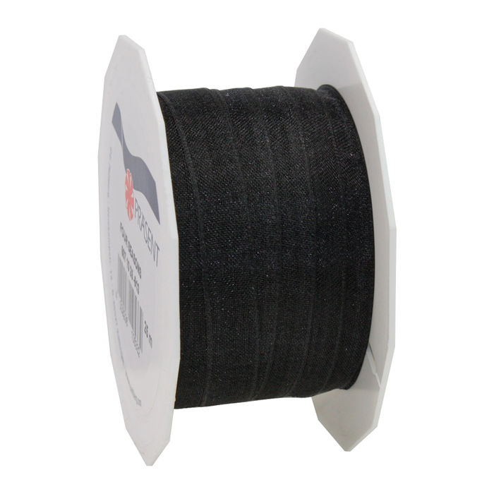 SALE Organzaband Four Seasons, Breite 10mm, Lnge 25m, Schwarz
