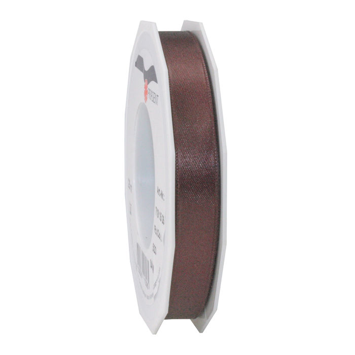 SALE Satinband / Geschenkband, Breite 15mm, Lnge 25m, Espresso