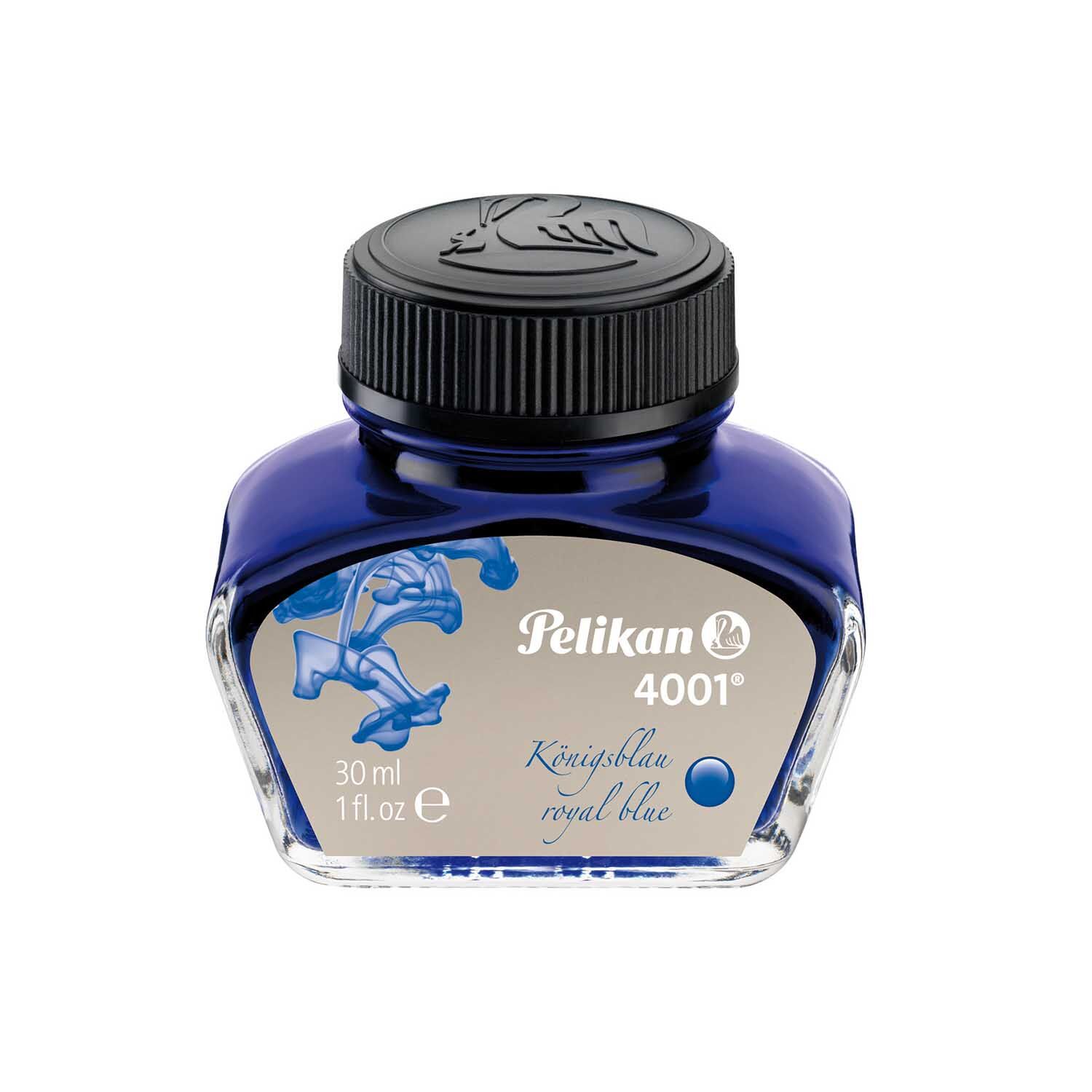 NEU Pelikan Tinte 4001 Lschbar, Knigsblau, Tintenglas 30 ml