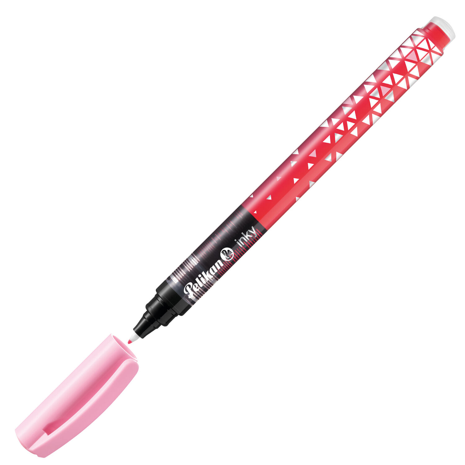 NEU Pelikan inky Tintenschreiber, 0,5mm Mine in Pastell Rosa Bild 2