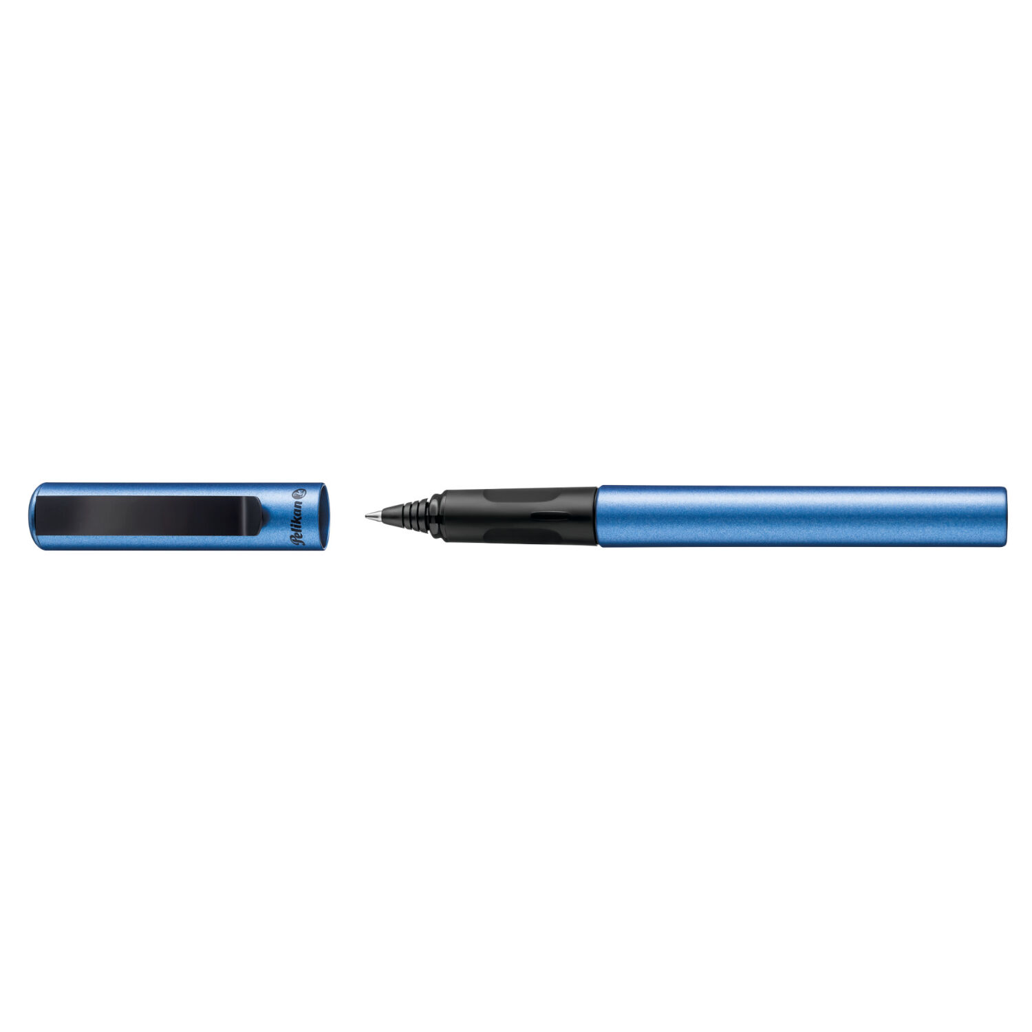 NEU Pelikan Tintenroller Pina Colada fr Links- und Rechtshnder, blau metallic