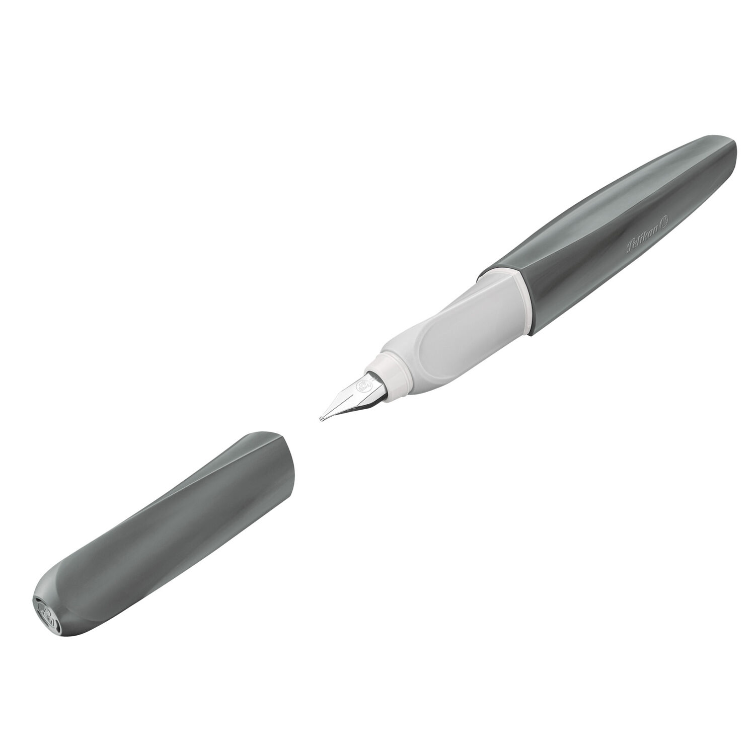 SALE Pelikan Twist eco, F�llhalter Feder M, inkl. Gro�raum-Tintenpatrone, Grey Bild 2