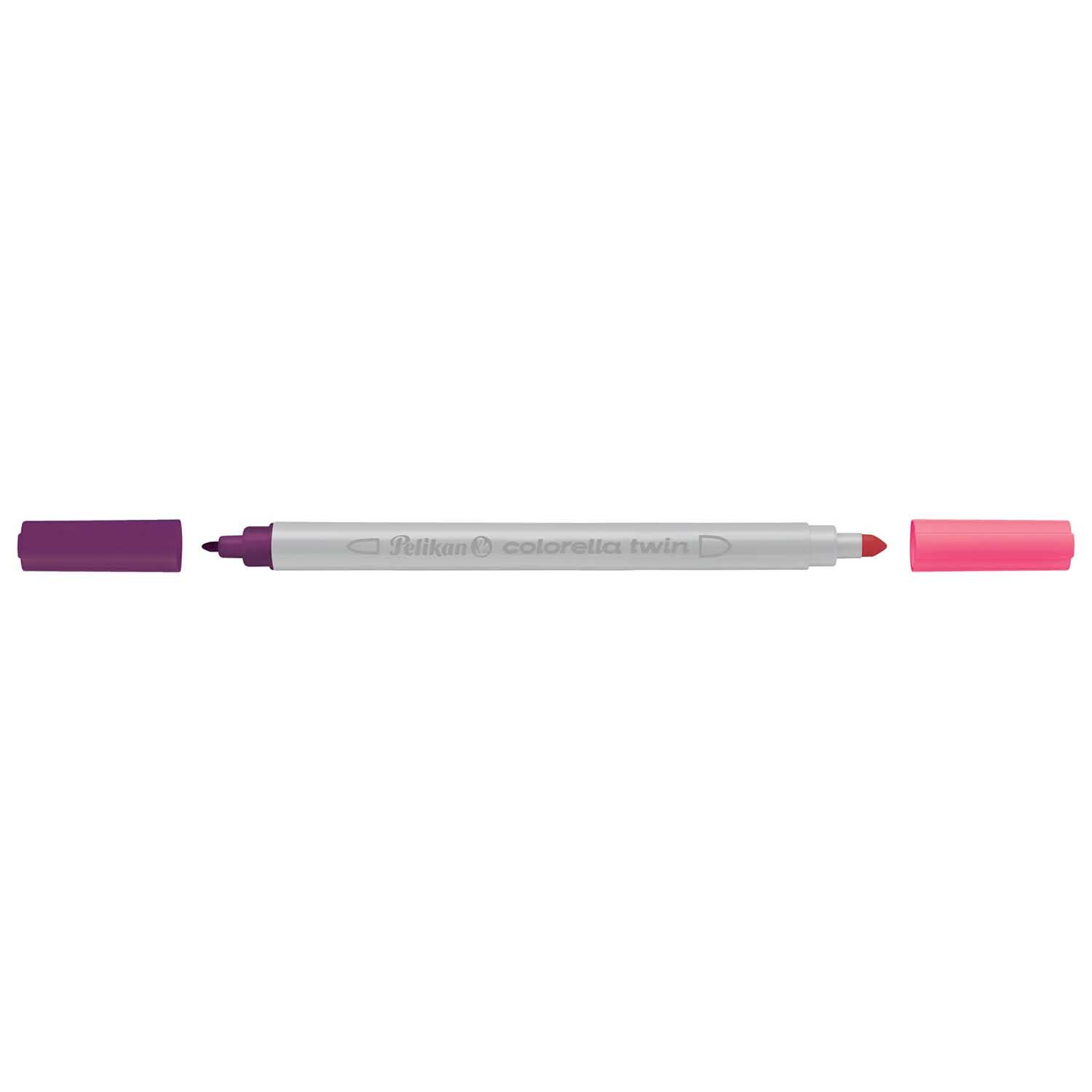 NEU Pelikan Filzstifte / Fasermaler Colorella Twin, 10 Stifte mit 20 Farben Bild 2