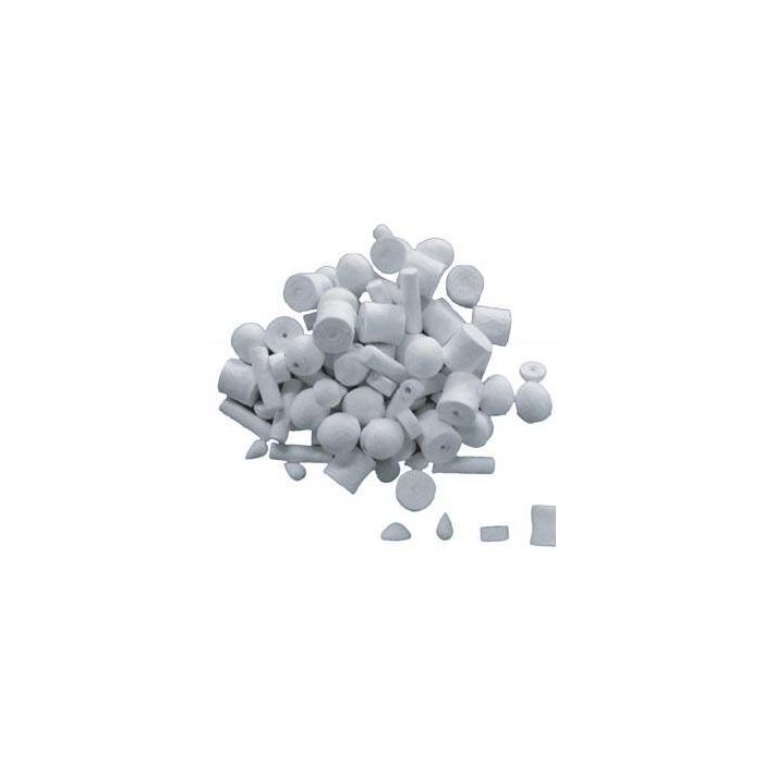 SALE Watte-Formen, weiß, sortiert, 100 Stück