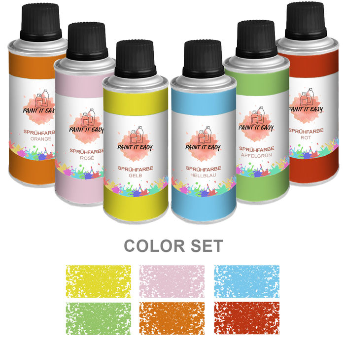 Paint It Easy Sprhfarbe, 150ml, Color Set