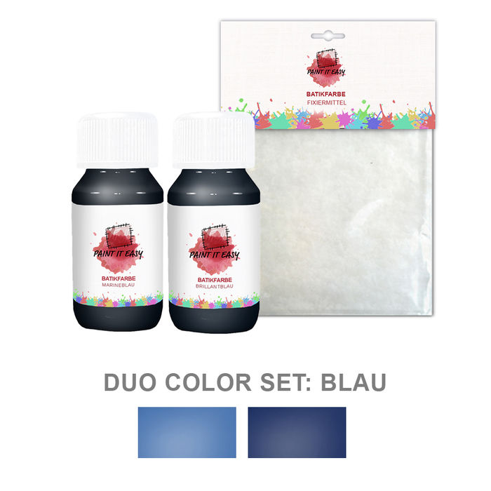 SALE Paint It Easy Batikfarbe Flssig Blaues Set