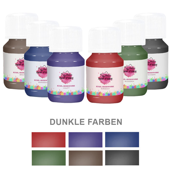 SALE Paint It Easy Bgel-Seidenf.50ml Dunkle Farben