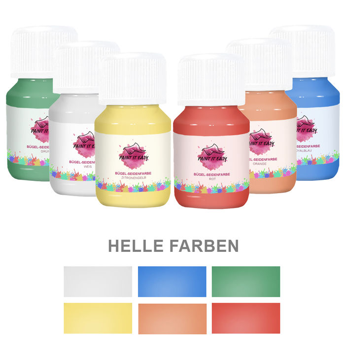 SALE Paint It Easy Bügel-Seidenf. 50ml Helle Farben