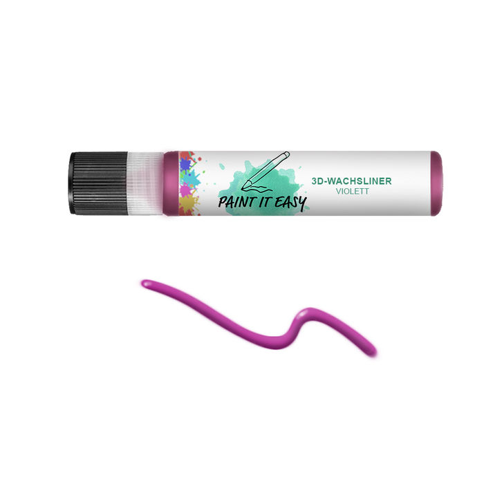 Paint It Easy 3D-Wachsliner, 30ml, Violett