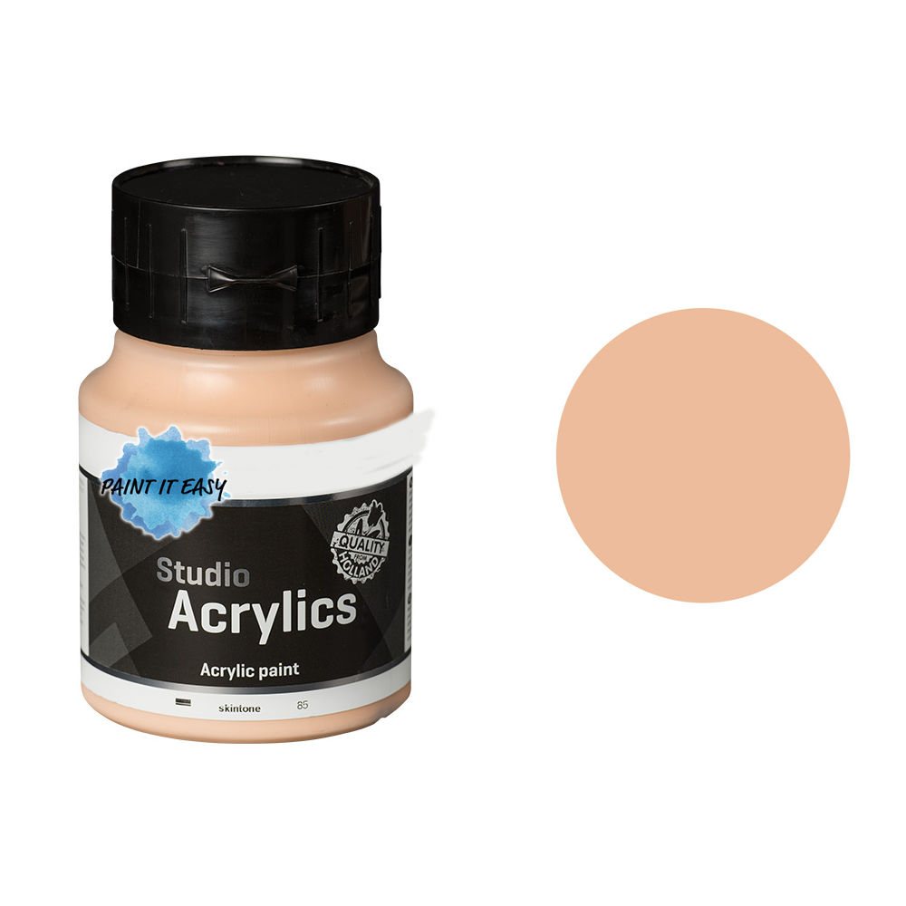 PAINT IT EASY Studio Acrylfarbe, Akademie Qualitt, 500 ml, Hautfarbe