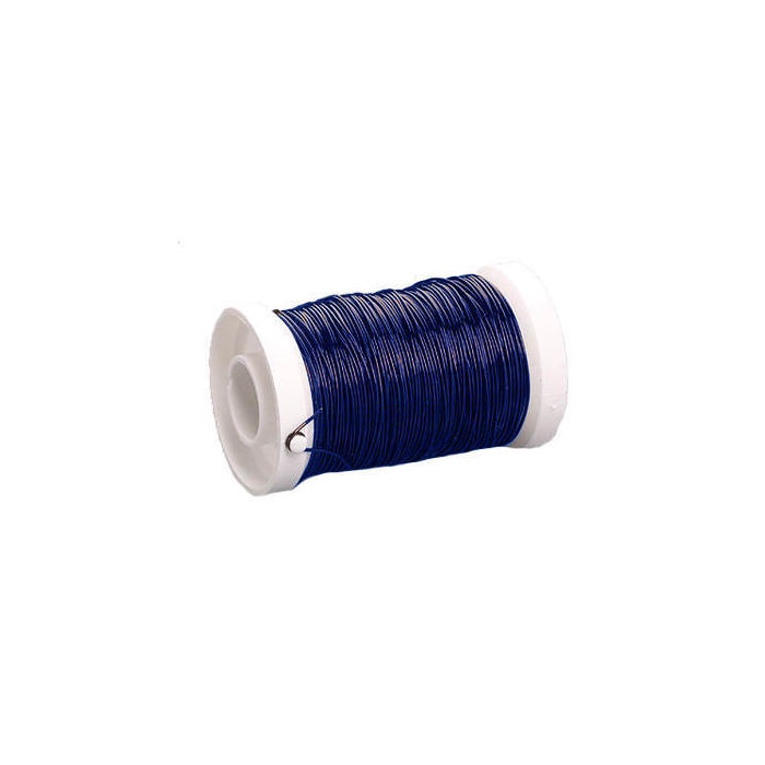 SALE Lackdraht, Stärke 0,5 mm, Länge 50 m, blau