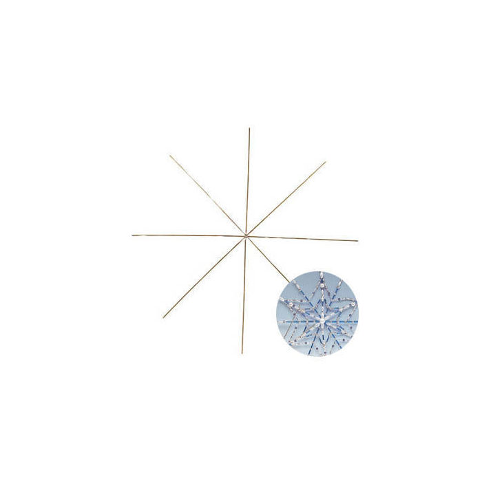 SALE Drahtsterne 10cm, Packung mit 4 Stck