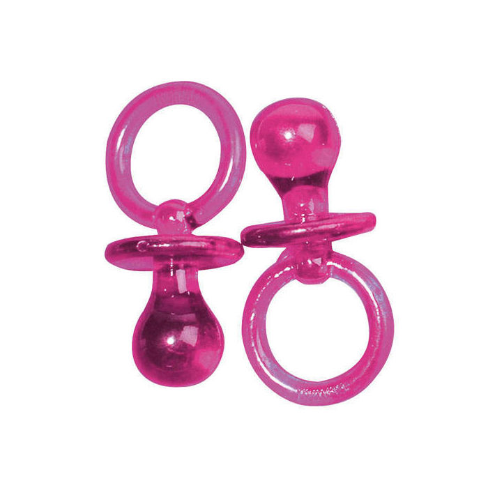 NEU Schnuller / Kunststoffanhnger, 2 cm, 10 Stck, Pink