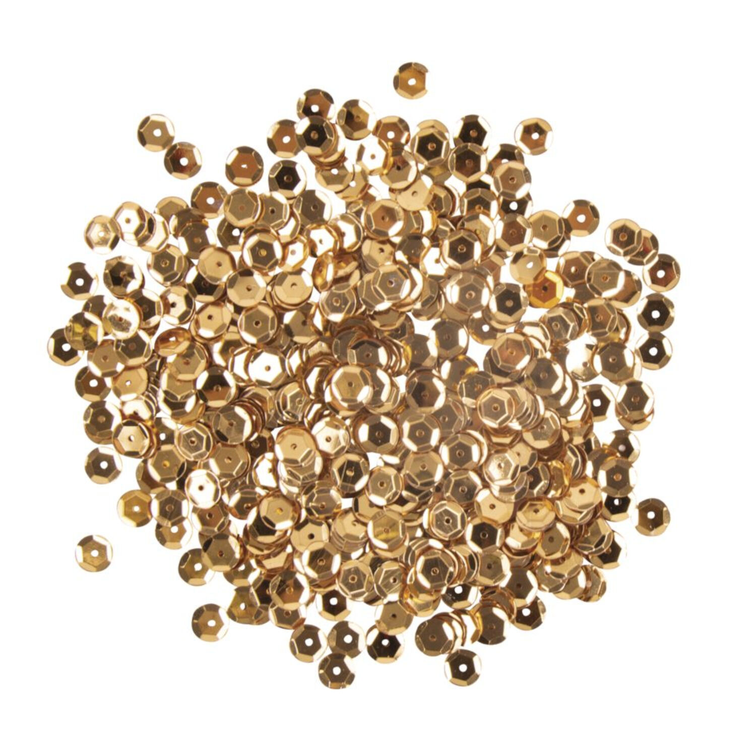 Rayher Pailletten gewlbt, waschbar, 6mm , 4000 Stck, gold Bild 2