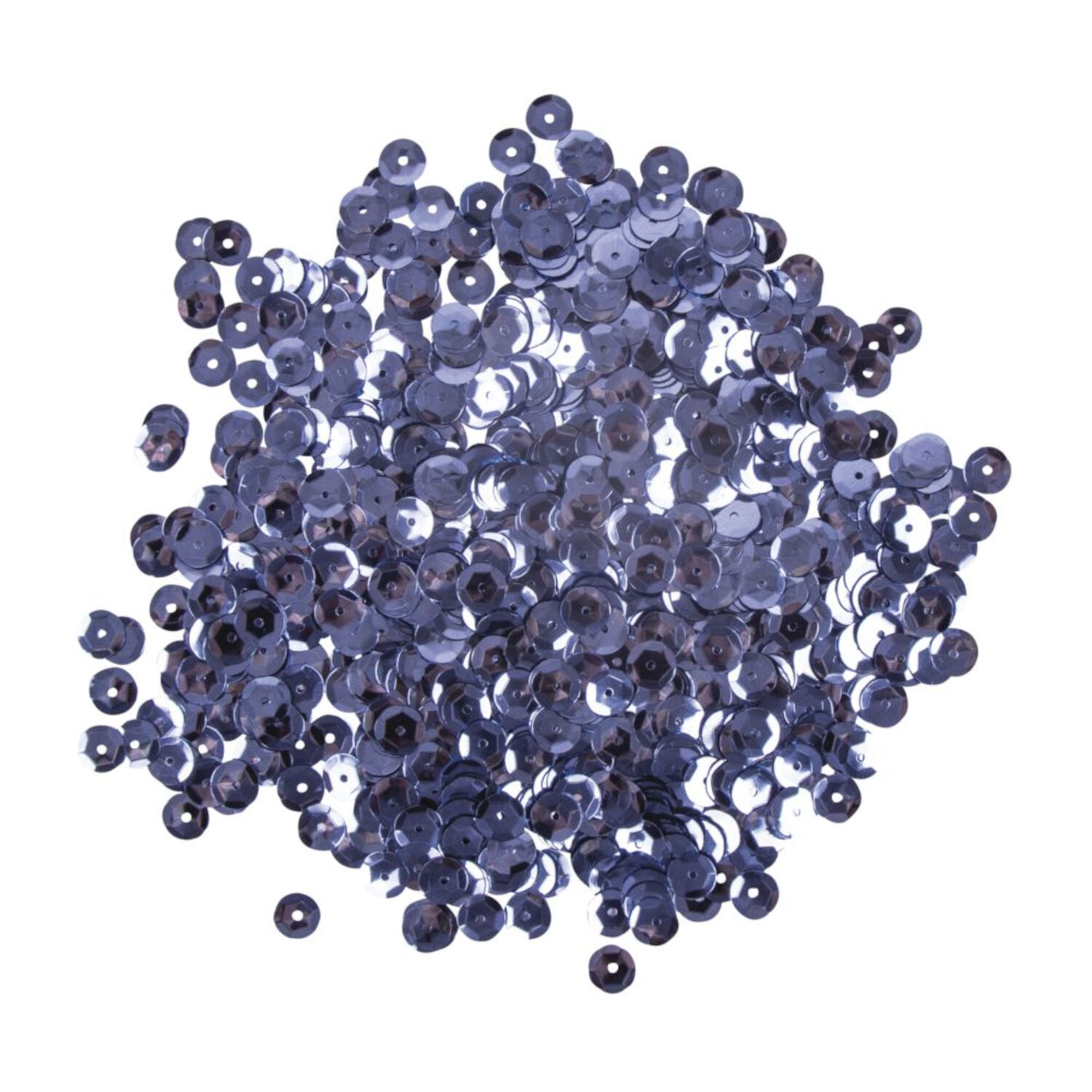 Rayher Pailletten gewlbt, waschbar, 6mm , 4000 Stck, mittelblau Bild 2