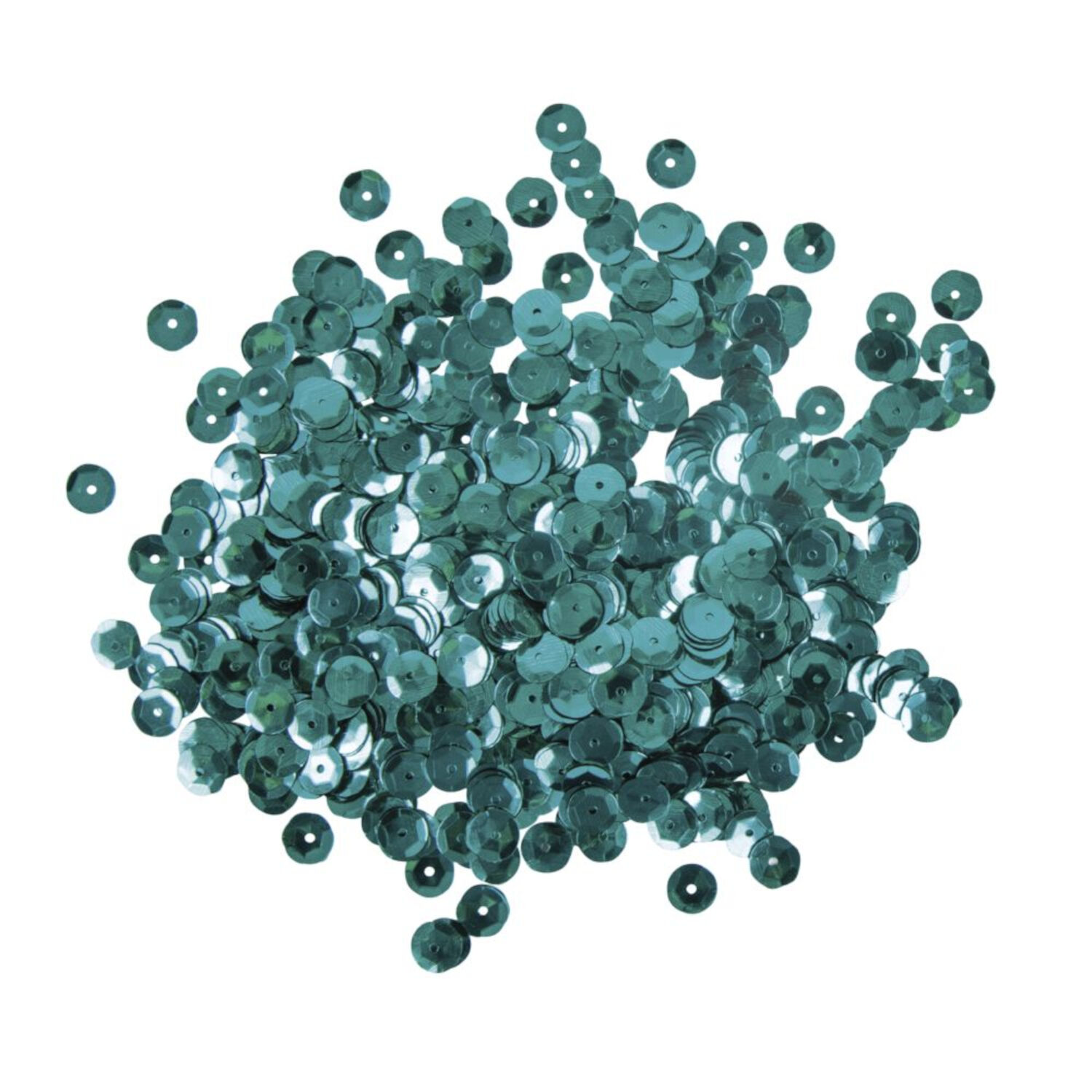 Rayher Pailletten gewlbt, waschbar, 6mm , 4000 Stck, jade Bild 2