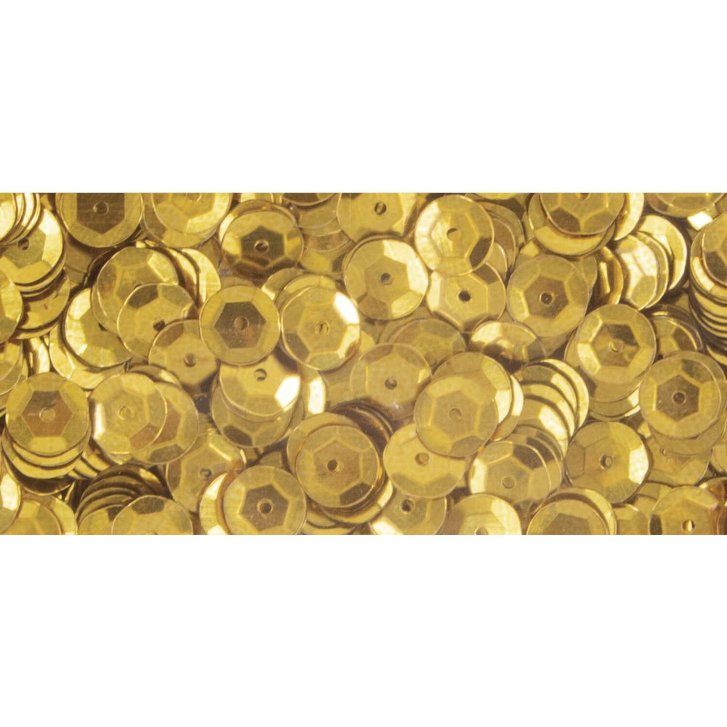 Rayher Pailletten gewlbt, waschbar, 6mm , 4000 Stck, gelbgold Bild 3