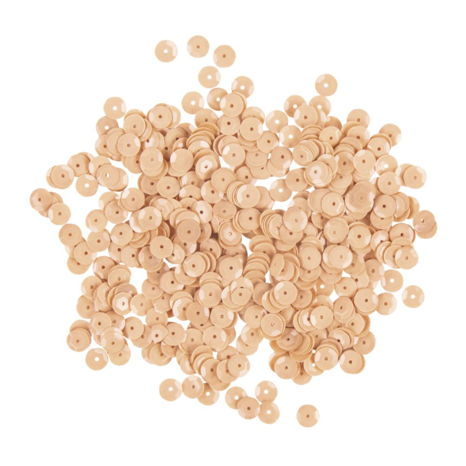 Rayher Pailletten gewlbt, waschbar, 6mm , 4000 Stck, hautfarben Bild 2