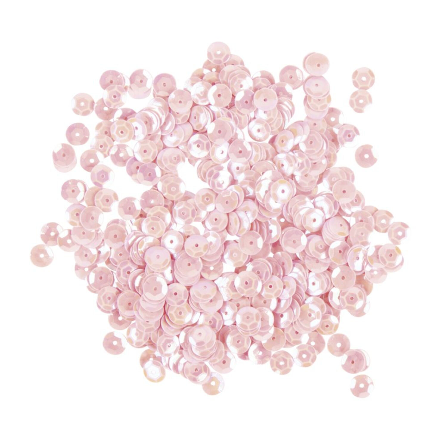 Rayher Pailletten gewlbt, waschbar, 6mm , 4000 Stck, irisierend rosa Bild 2