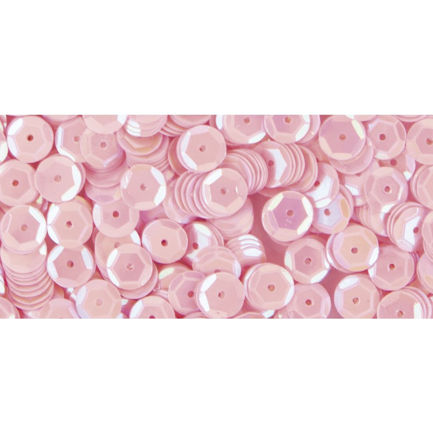 Rayher Pailletten gewlbt, waschbar, 6mm , 4000 Stck, irisierend rosa Bild 3