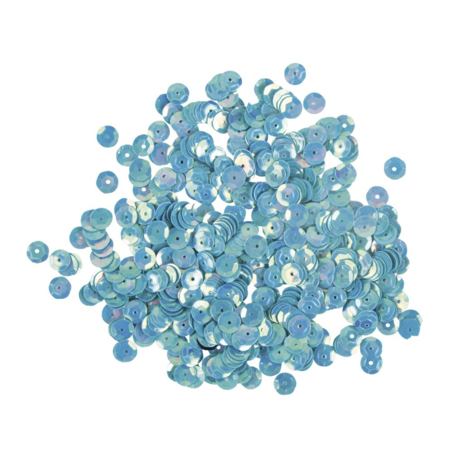 Rayher Pailletten gewlbt, waschbar, 6mm , 4000 Stck, irisierend blau Bild 2