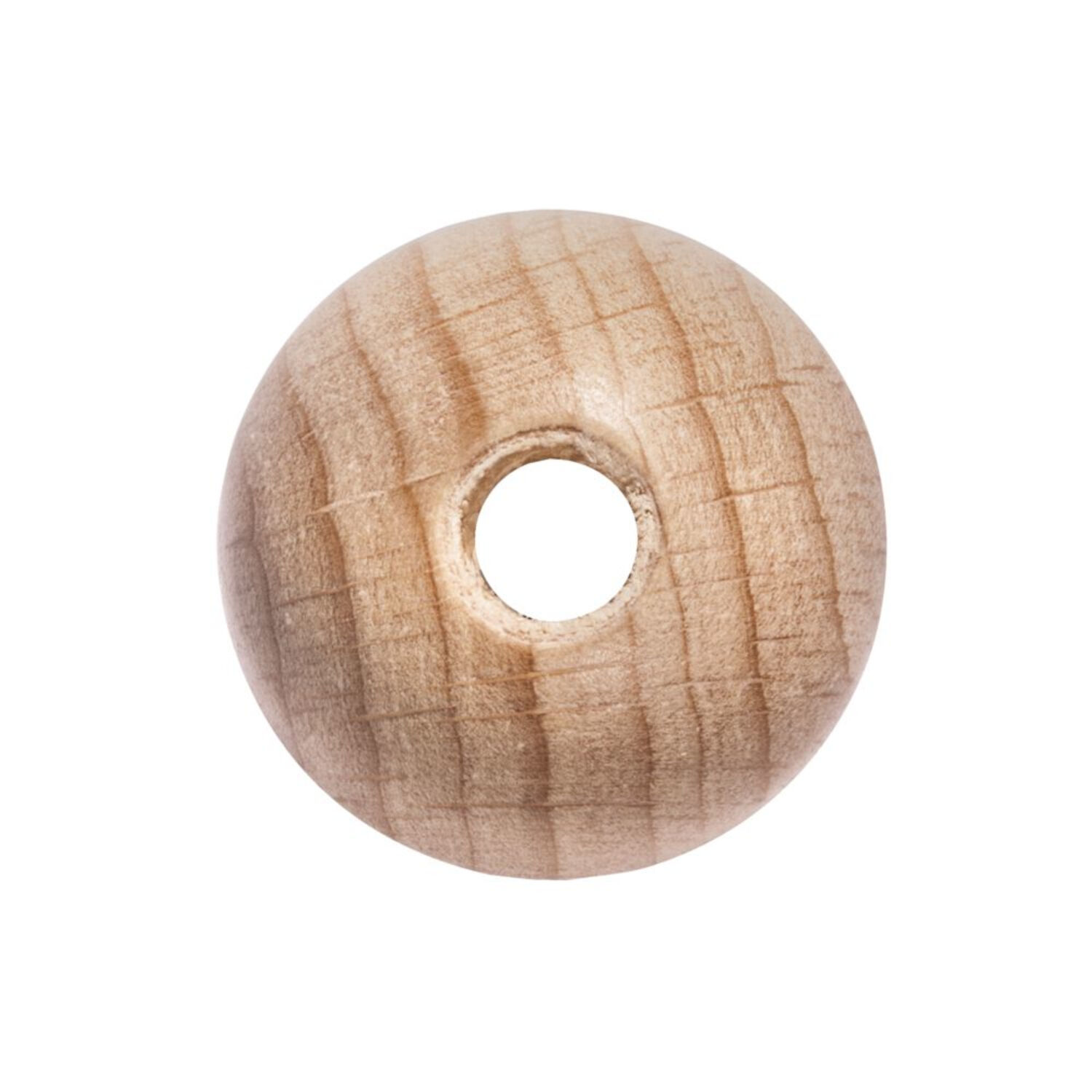 Rayher Rohholz-Kugeln, 35 Stck, 10 mm , durchgebohrt Bild 3