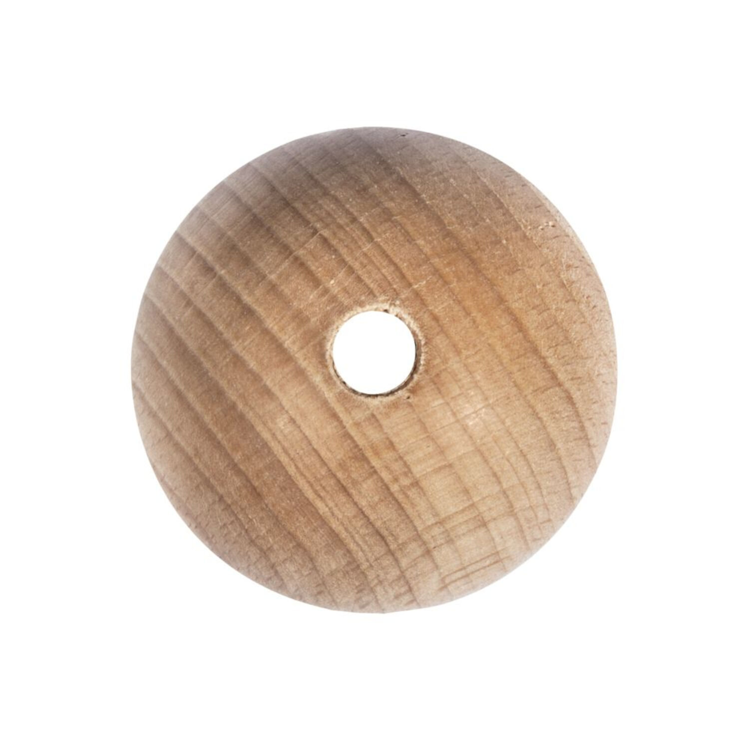 Rayher Rohholz-Kugeln, 2 Stck, 50 mm , durchgebohrt Bild 3