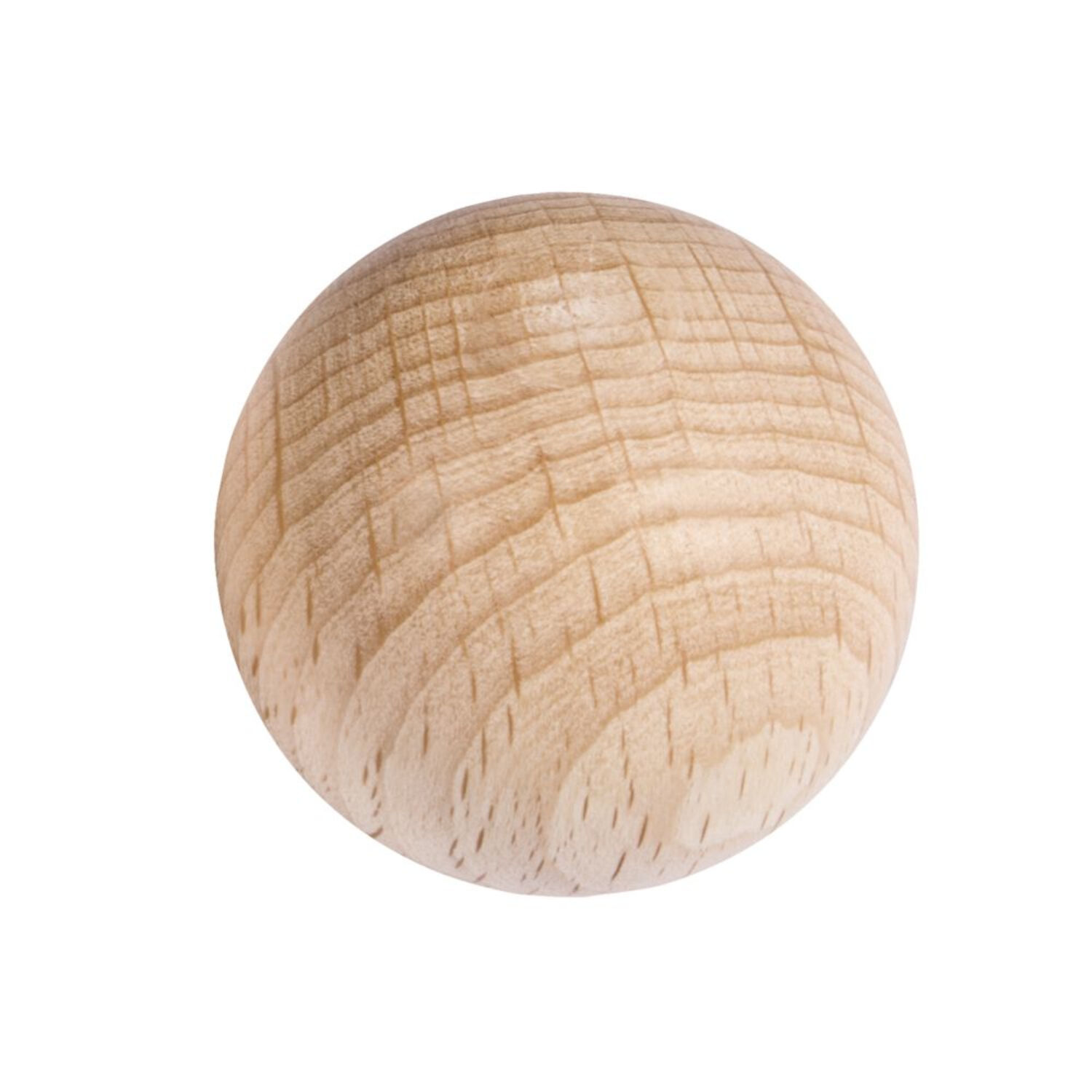 Rayher Rohholz-Kugeln, 2 Stck, 50 mm , ungebohrt Bild 2