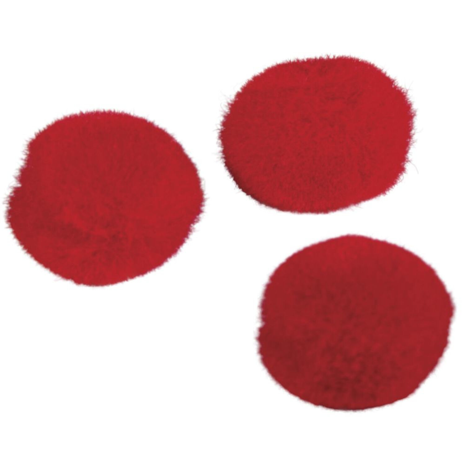 Rayher Pompons, 10 mm, 65 Stck, rot Bild 2