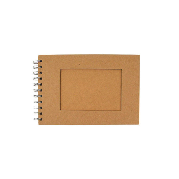 Spiralalbum Passepartout natur quer DIN A6, 30 Bg