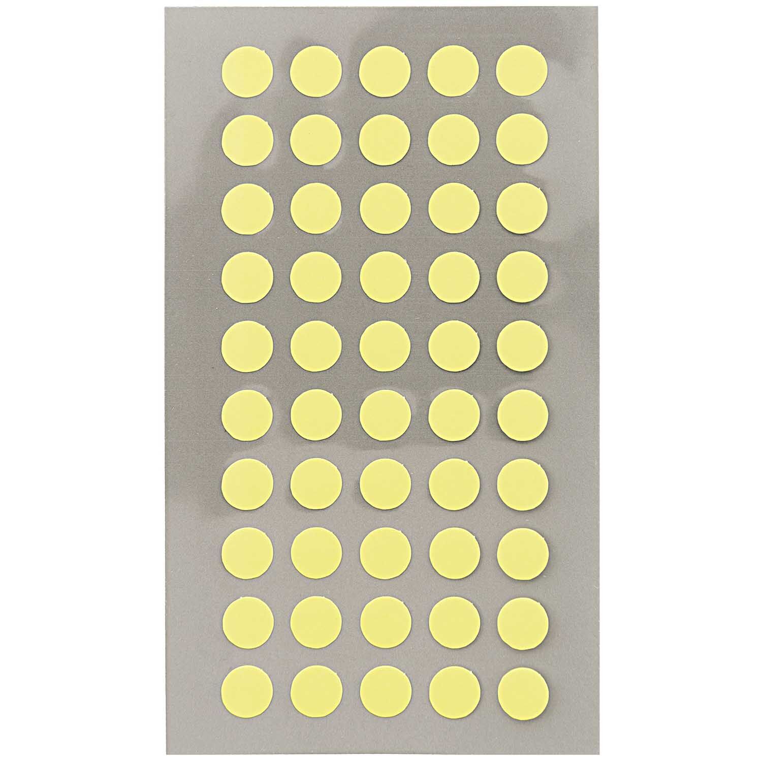 NEU Office Sticker, neon-gelbe Punkte, 8 mm, 4 Blatt