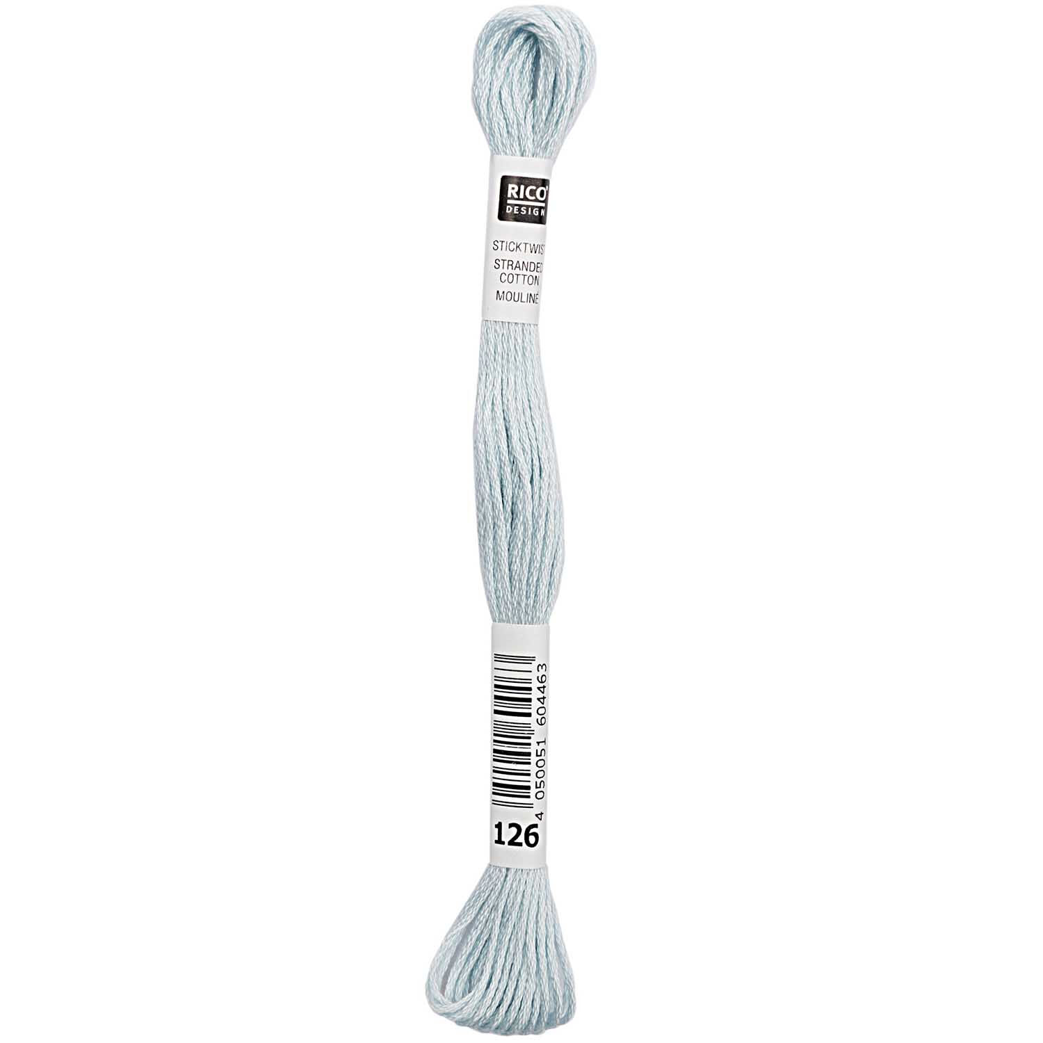 Sticktwist, 8 Meter, Farbe: Eisblau 01 (126)