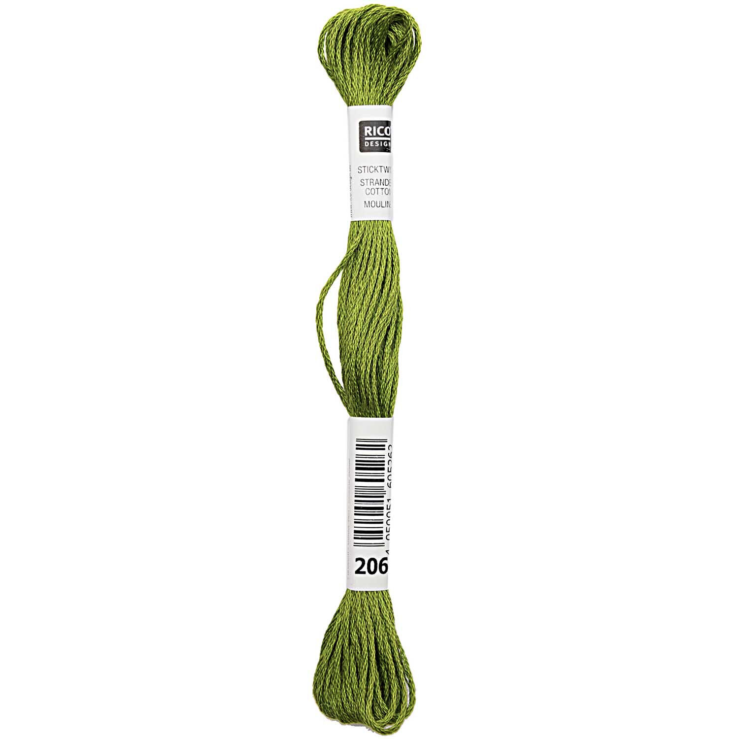 Sticktwist, 8 Meter, Farbe: Kiwigrn 03 (206)