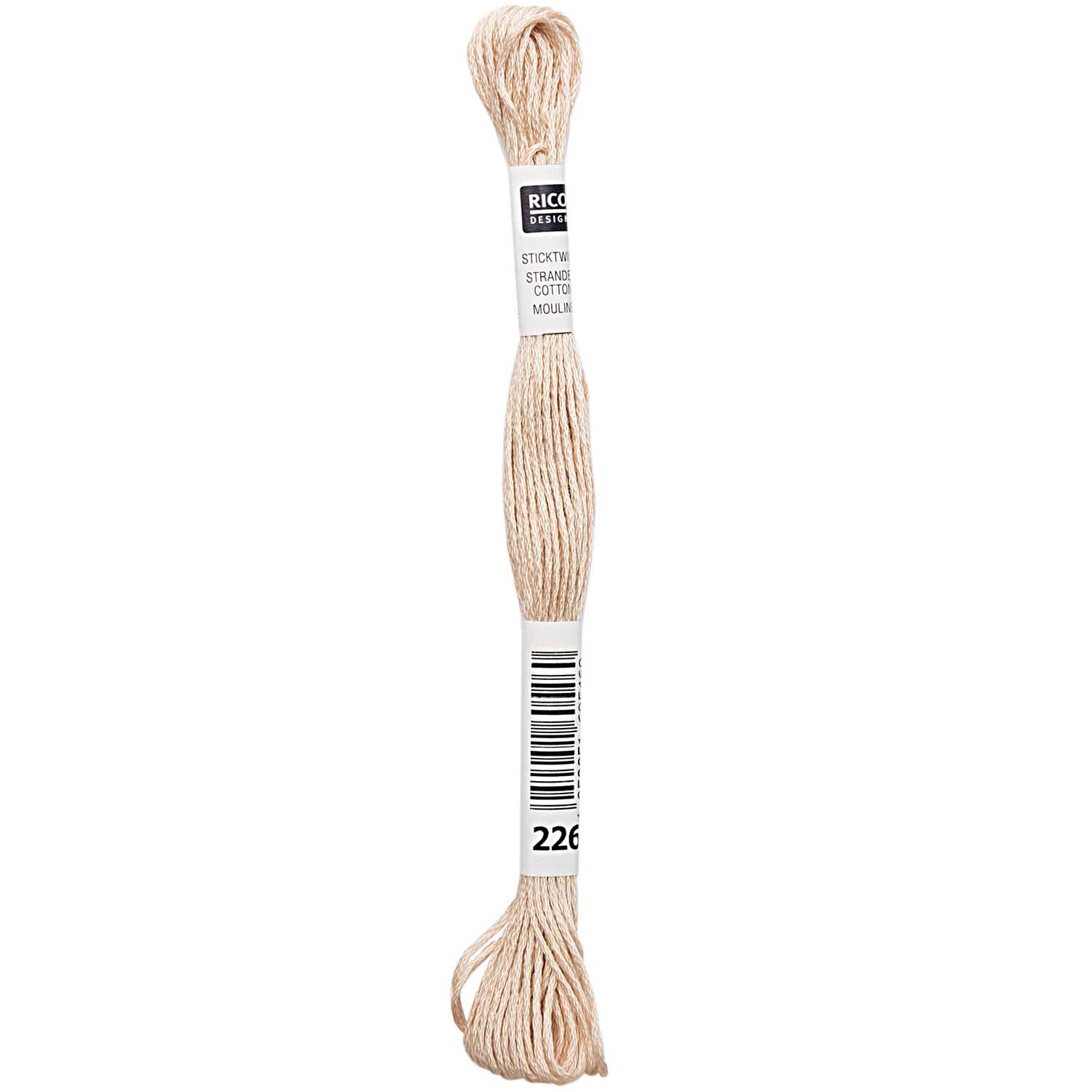 Sticktwist, 8 Meter, Farbe: Beige 01 (226)