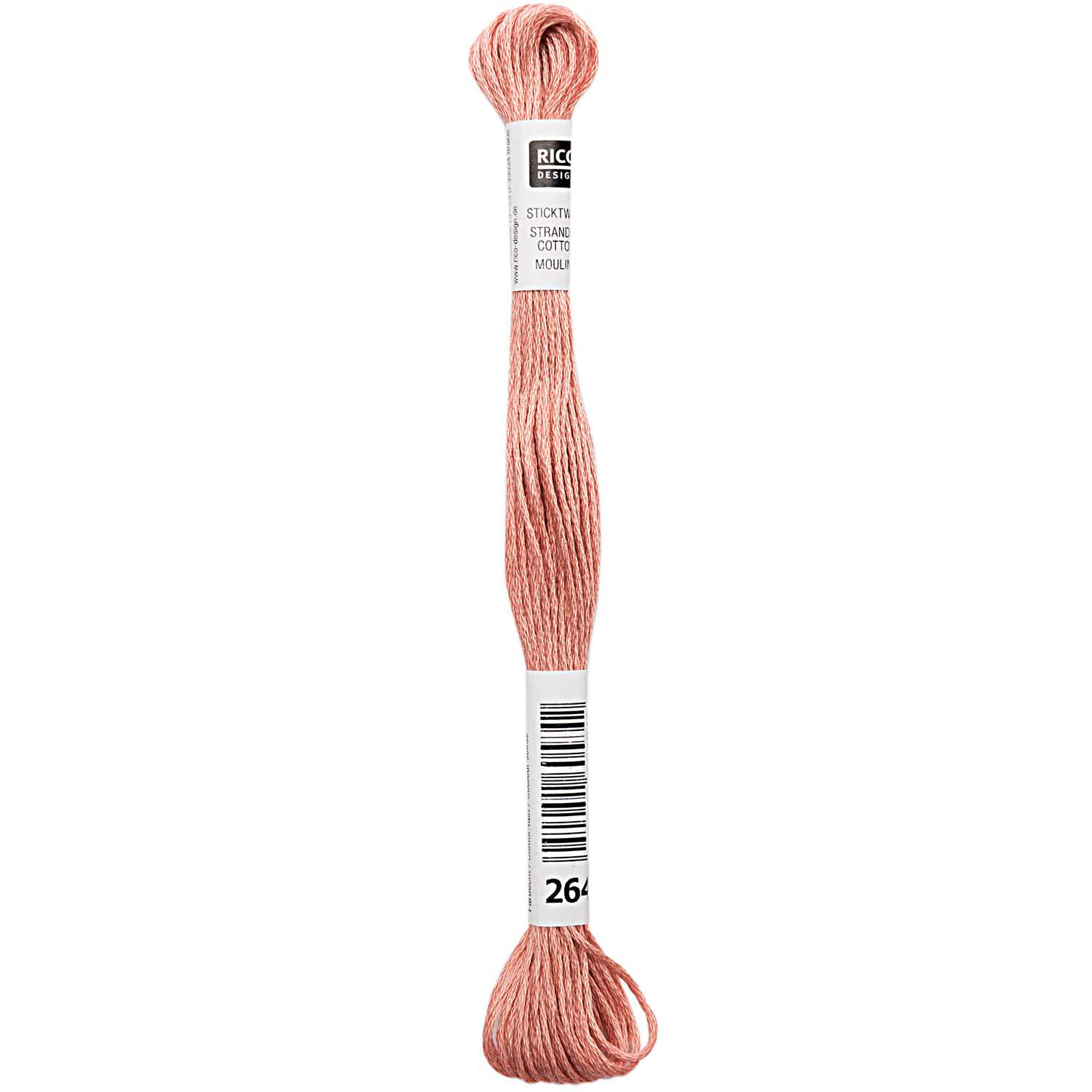 Sticktwist, 8 Meter, Farbe: Apricot 264