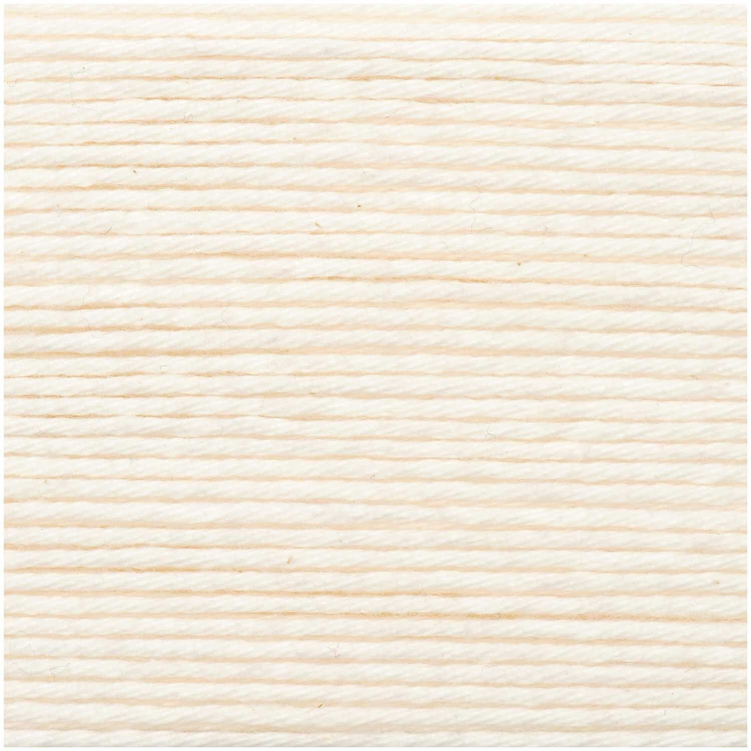 Ricorumi dk Hkelgarn, 100% Baumwolle, 25 g, Creme Bild 2