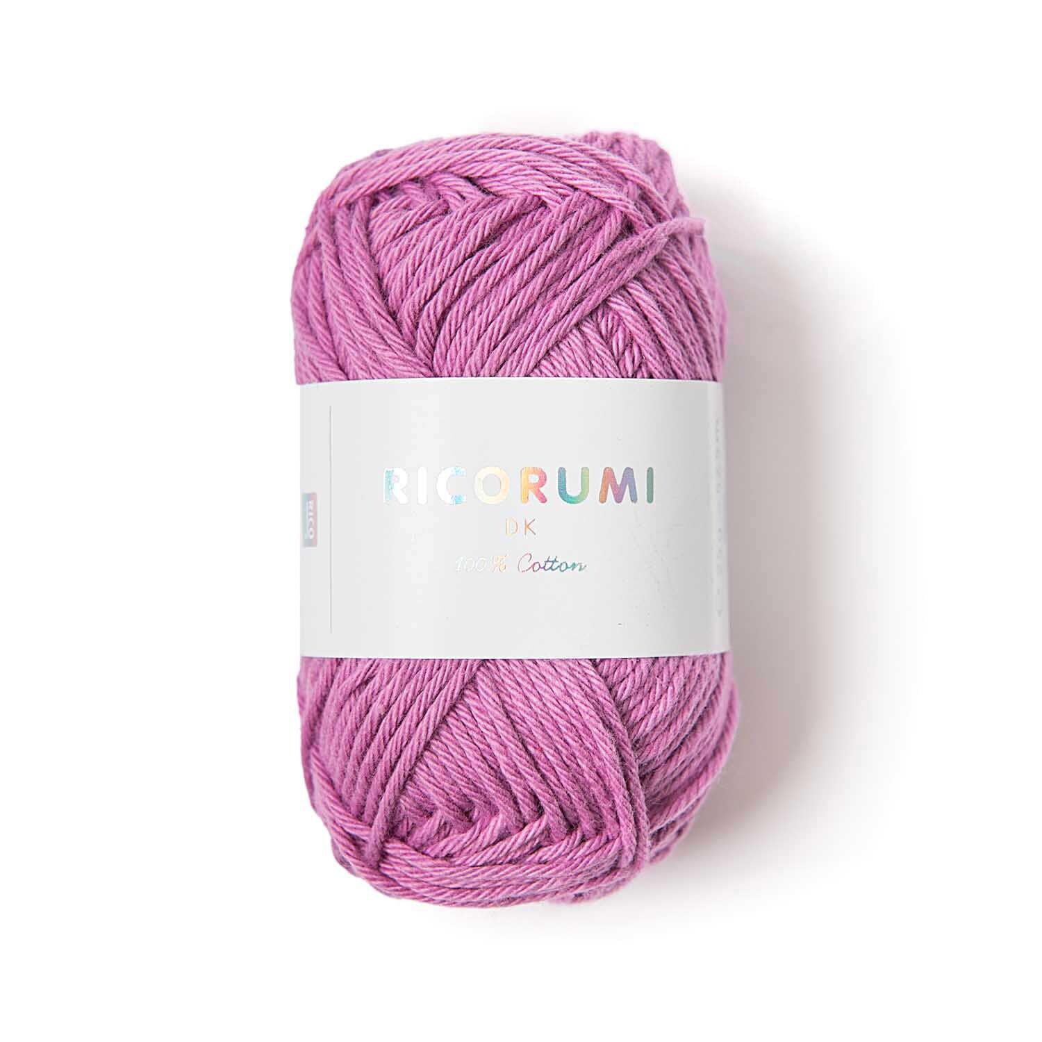 Ricorumi dk Hkelgarn, 100% Baumwolle, 25 g, Orchidee