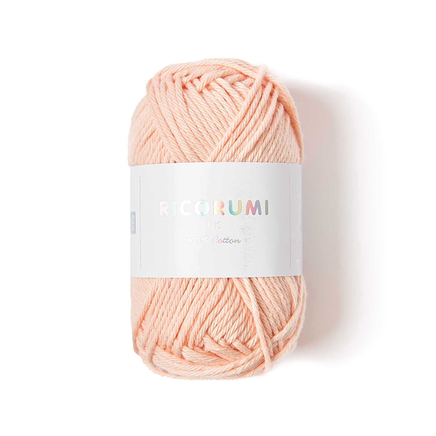 Ricorumi dk Hkelgarn, 100% Baumwolle, 25 g, Nude